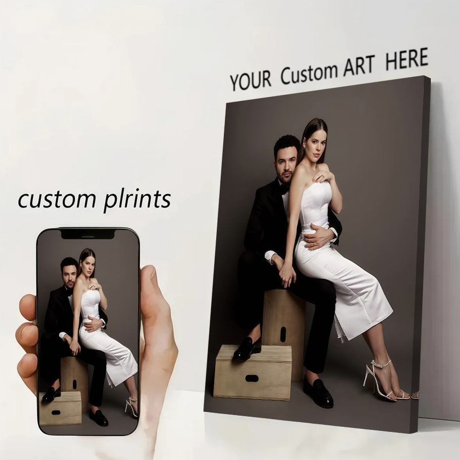 Home Textiles & Furnishings - โปสเตอร์ผ้าแคนวาสพิมพ์ลายตามสั่ง โปสเตอร์อนิเมะ เกม ภาพวาดจากรูปถ่ายของคุณ ของขวัญส่วนตัว ปรับแต่งรูปภาพ