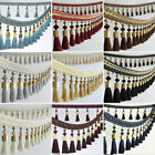 Home Textiles And Furnishing - ลูกปัด Fringe ขอบ Trim 1M เย็บหัตถกรรมผ้าม่านหมอนอิงตกแต่ง