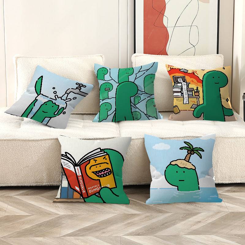 Home Textiles And Furnishing - ปลอกหมอนการ์ตูน J-Joguman S-Studio ของขวัญตกแต่งบ้าน สำนักงาน ห้องนอน