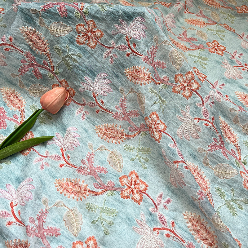 ผ้าฝ้ายพิมพ์ลายดิจิตอลลายดอกไม - Home Textiles Wholesale บทวิจารณ์และราคา