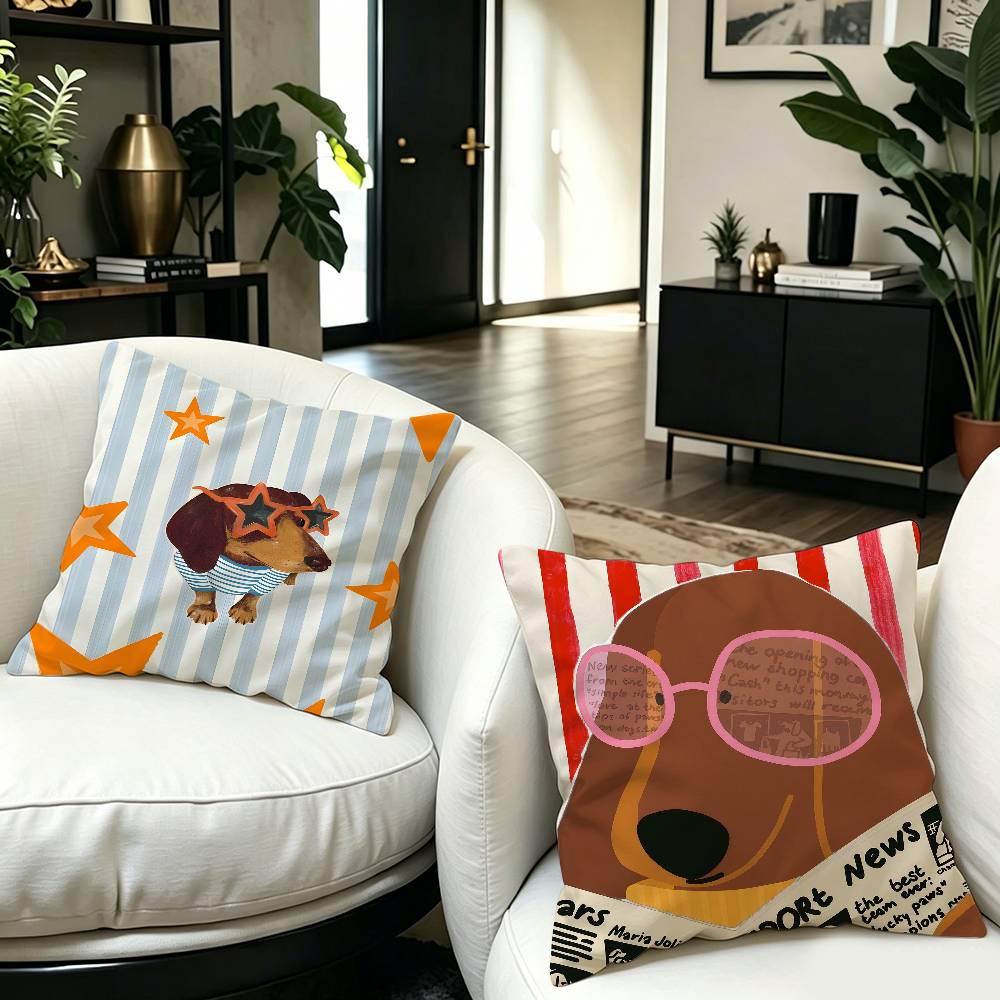 หมอนอิงรูปสุนัขดัชชุนด์น่ารัก  - Home Textiles And Furnishing บทวิจารณ์และราคา