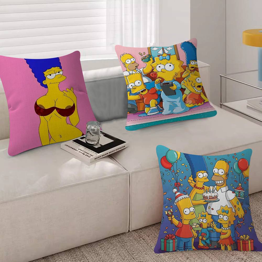 อะนิเมะเอส-ซิมป์สันส์การ์ตูนอา - Home Art Textiles บทวิจารณ์และราคา
