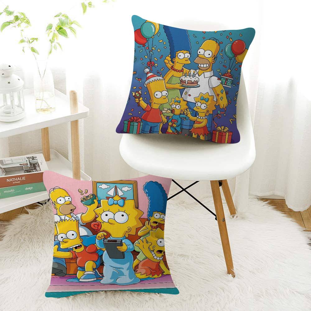 อะนิเมะเอส-ซิมป์สันส์การ์ตูนอา - Home Art Textiles บทวิจารณ์และราคา