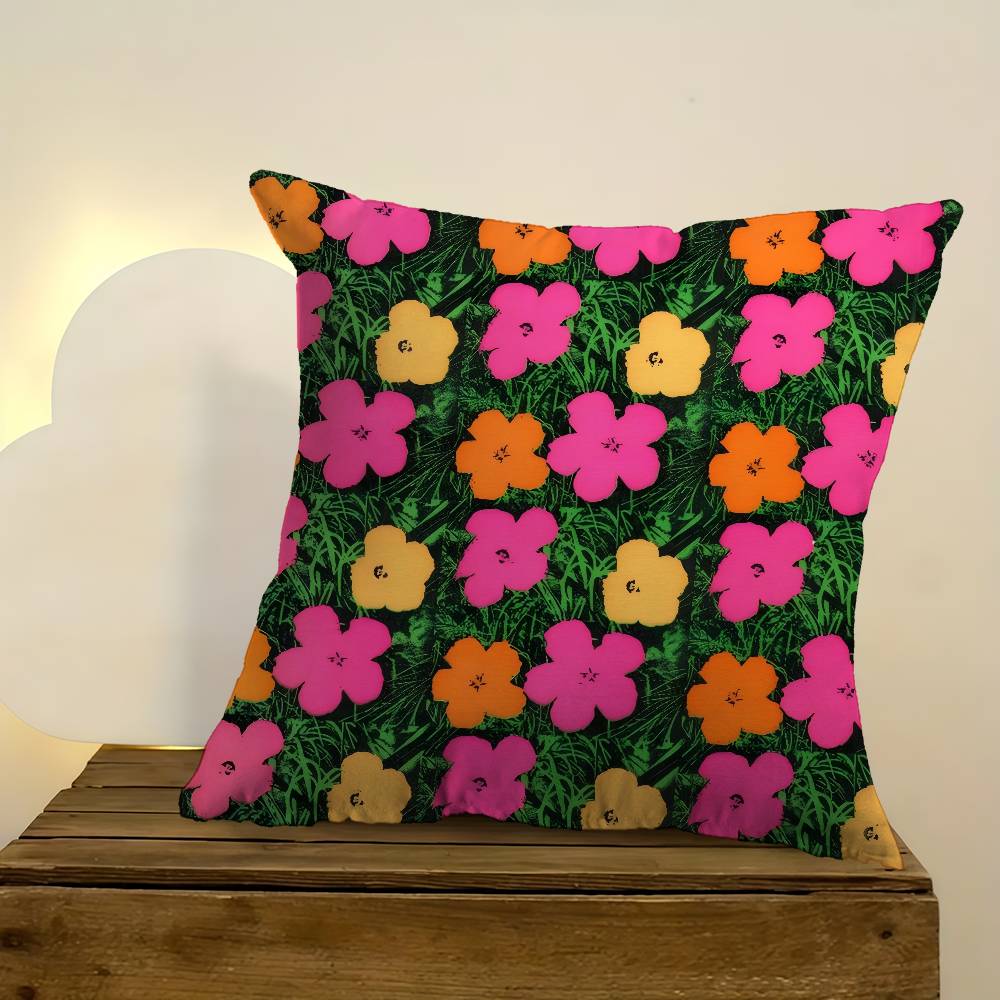 A-Andy W-Warhol Art ปลอกหมอนอิ - Home Art Textiles บทวิจารณ์และราคา