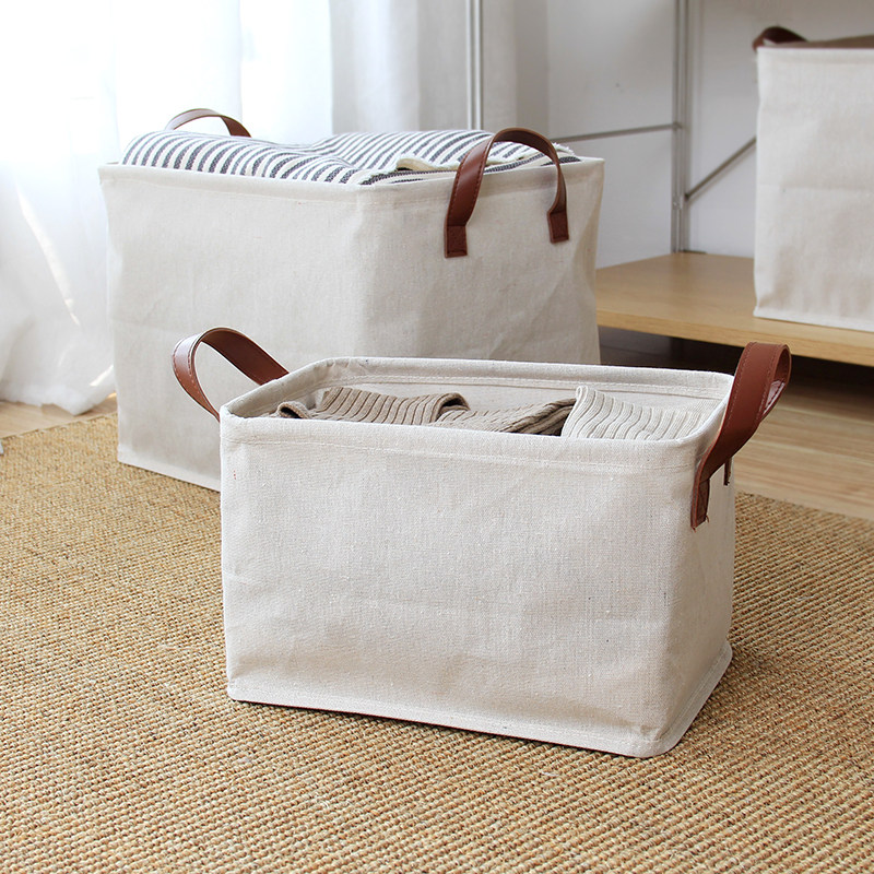 ตะกร้าเก็บของในบ้านสีพื้นเรียบ - Linum Home Textiles บทวิจารณ์และราคา