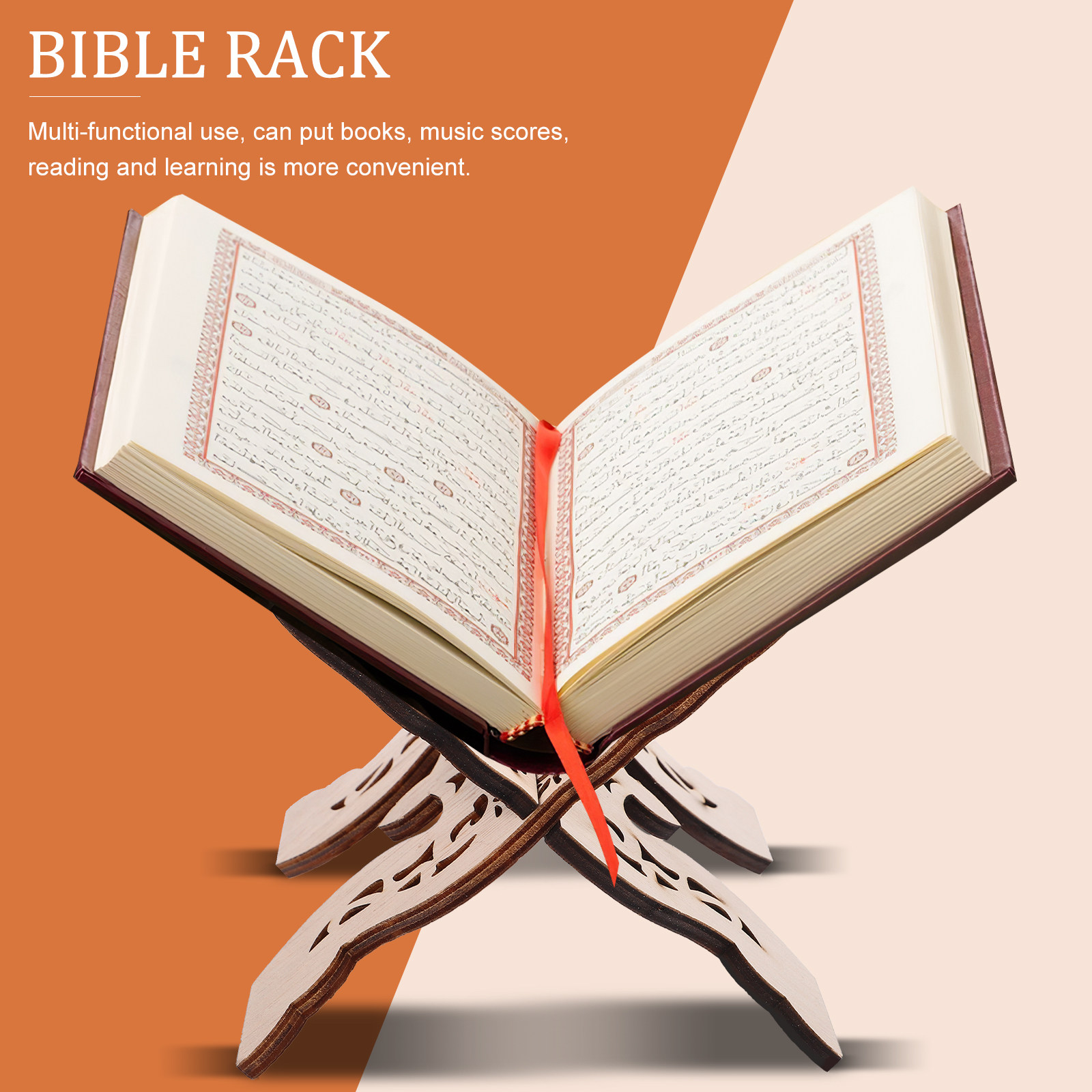 ที่วางหนังสือไบเบิลไม้สำหรับตั - Home Quran บทวิจารณ์และราคา