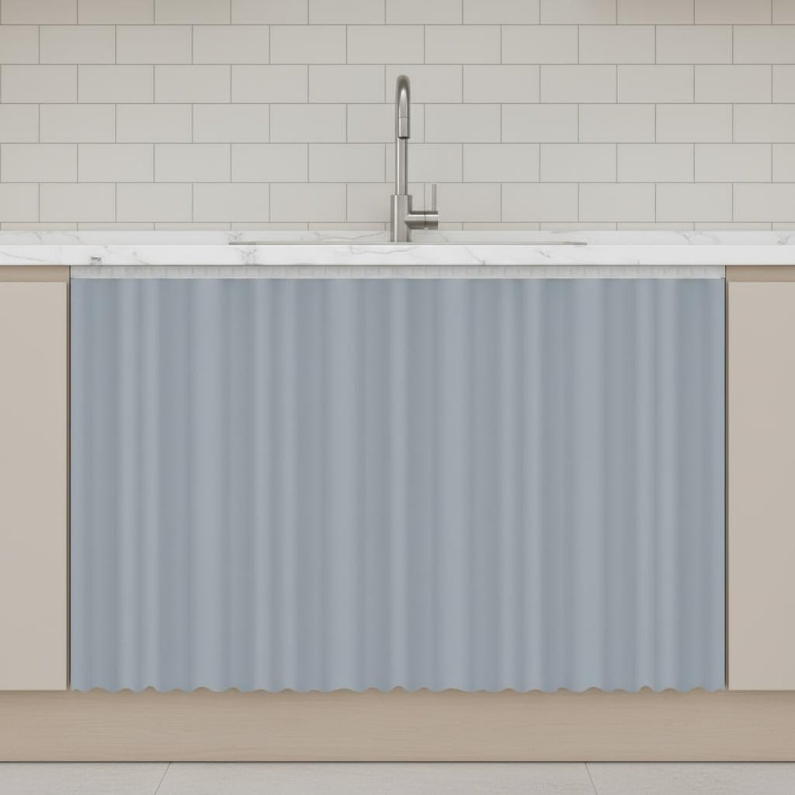 ผ้าม่านตู้แบบติดตั้งด้วยแถบตีน - Home Textiles Designer บทวิจารณ์และราคา