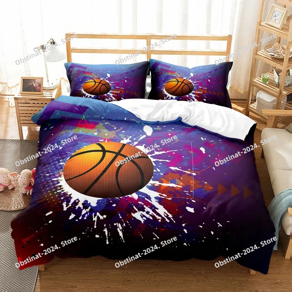 ชุดผ้าปูที่นอนลายบาสเก็ตบอลพิม - Home Textiles Uk บทวิจารณ์และราคา