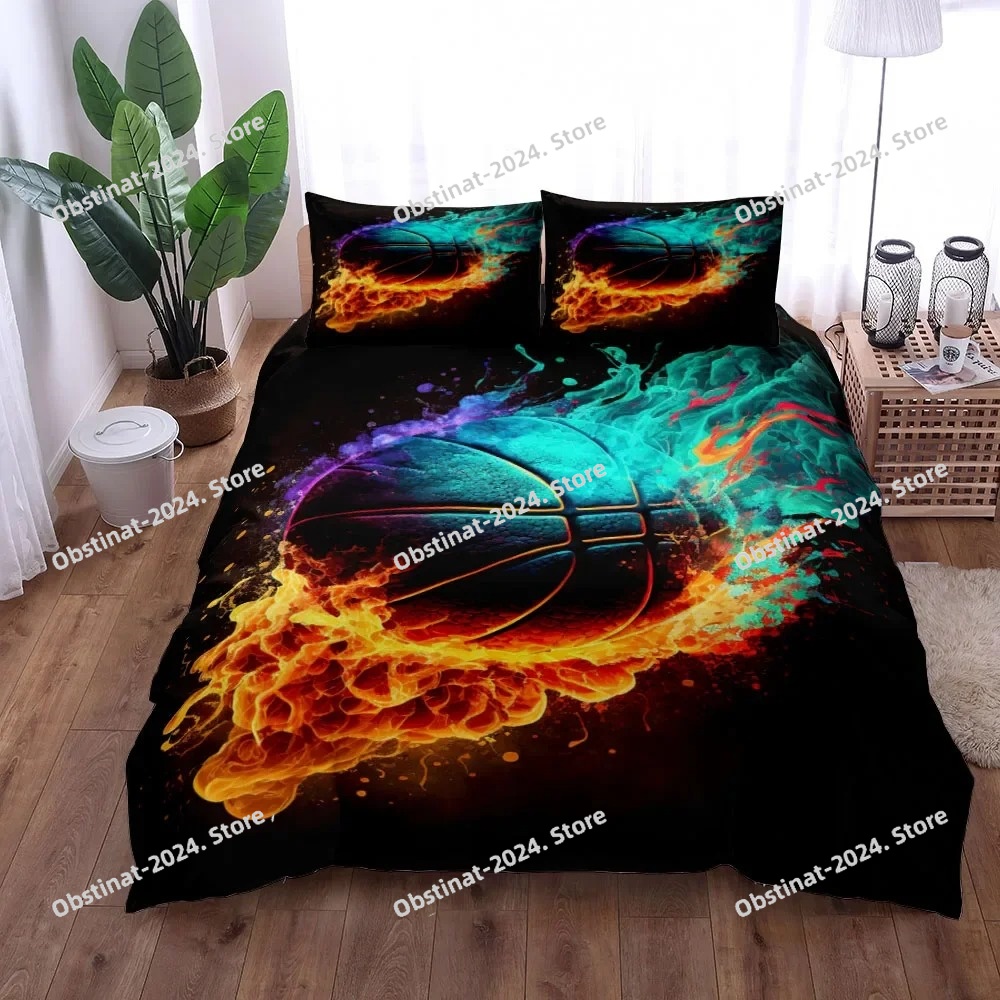 ชุดผ้าปูที่นอนลายบาสเก็ตบอลพิม - Home Textiles Uk บทวิจารณ์และราคา