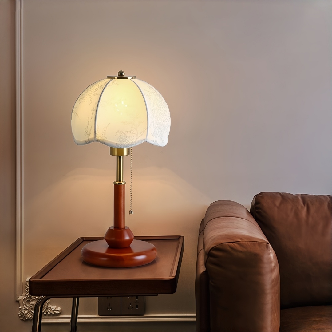 โคมไฟตั้งโต๊ะทรงโดมแบบวินเทจ ส - Home Textiles & Furnishings บทวิจารณ์และราคา