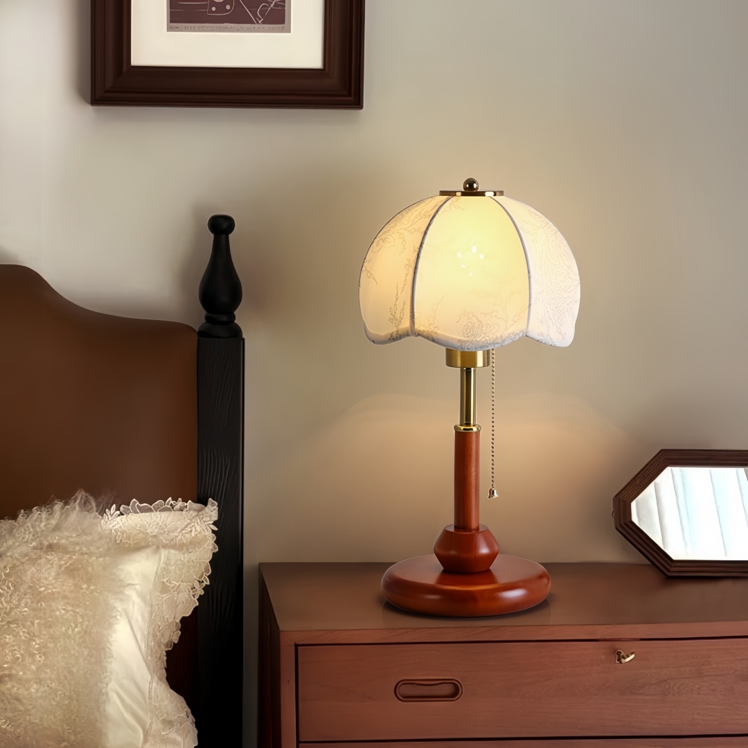 โคมไฟตั้งโต๊ะทรงโดมแบบวินเทจ ส - Home Textiles & Furnishings บทวิจารณ์และราคา