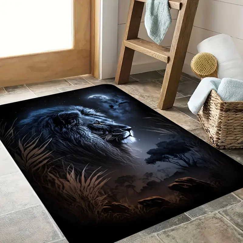 พรมปูพื้นลายสิงโต Starry Night - Home Textiles Designer บทวิจารณ์และราคา