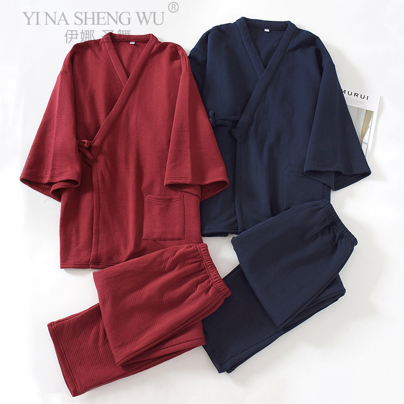 ข่าวผู้ชายญี่ปุ่น Kimono Yukat - Linum Home Textiles บทวิจารณ์และราคา