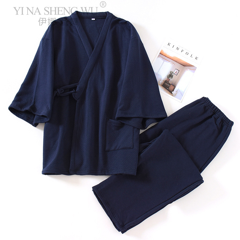 ข่าวผู้ชายญี่ปุ่น Kimono Yukat - Linum Home Textiles บทวิจารณ์และราคา
