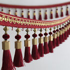 ลูกปัด Fringe ขอบ Trim 1M เย็บ - Home Textiles And Furnishing บทวิจารณ์และราคา