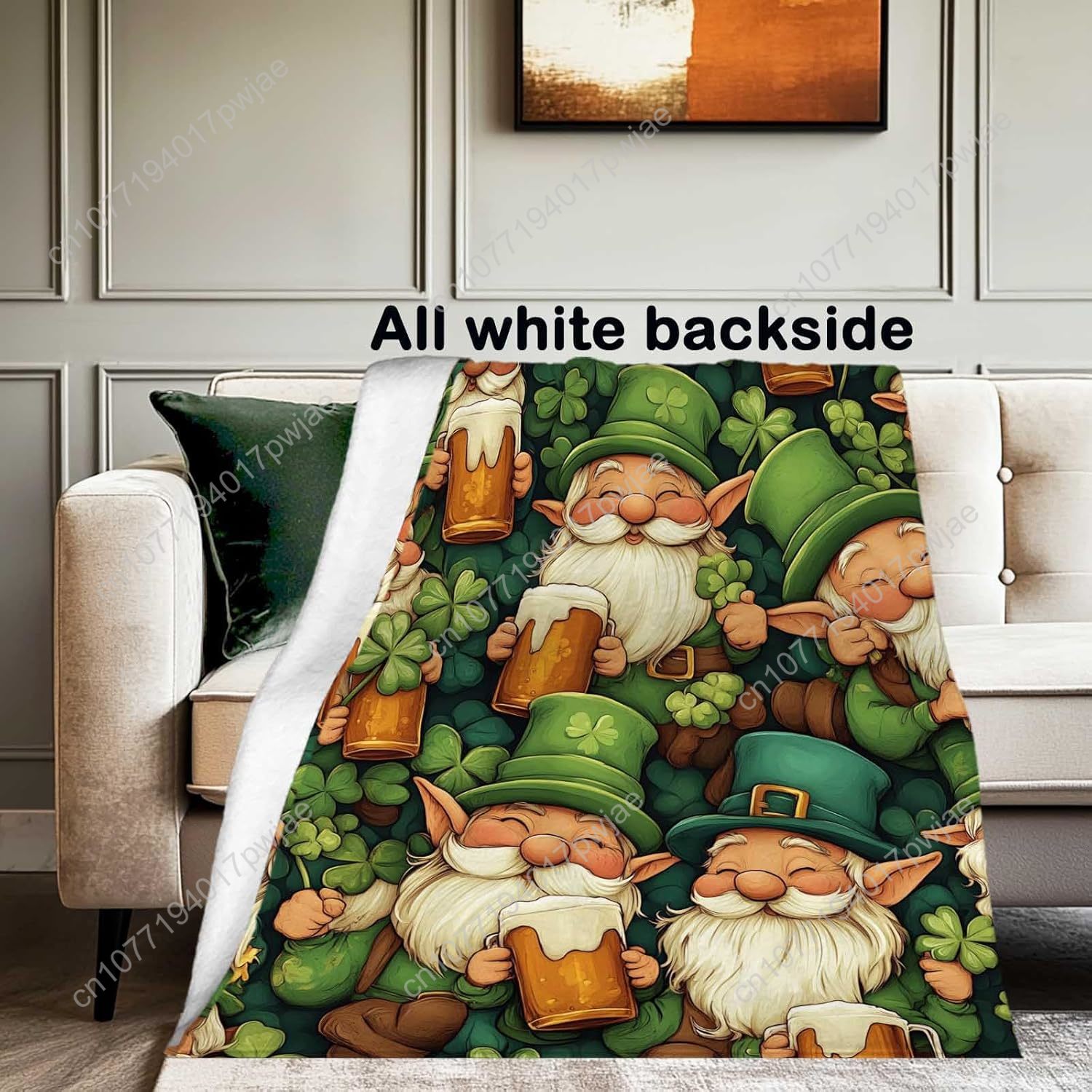ผ้าห่มลายกู๊ดแมนวันเซนต์แพทริก - Home Textiles & Furnishings บทวิจารณ์และราคา