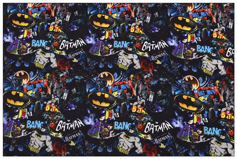 Batman Bandai อะนิเมะออกแบบผ้า - Home Textiles Designer บทวิจารณ์และราคา