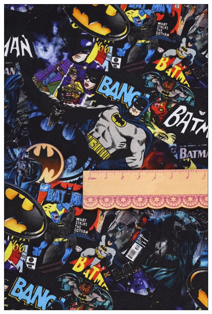 Batman Bandai อะนิเมะออกแบบผ้า - Home Textiles Designer บทวิจารณ์และราคา