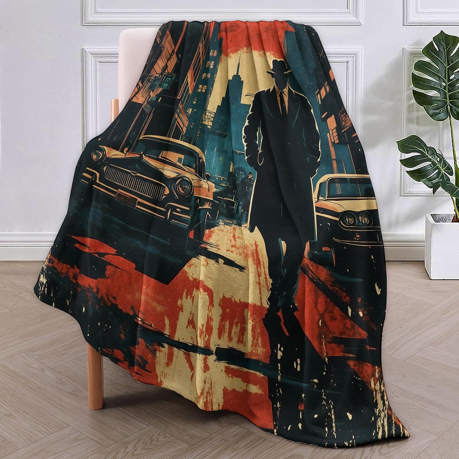 ผ้าห่มนักสืบสีดำ ของขวัญสำหรับ - Home Textiles & Furnishings บทวิจารณ์และราคา