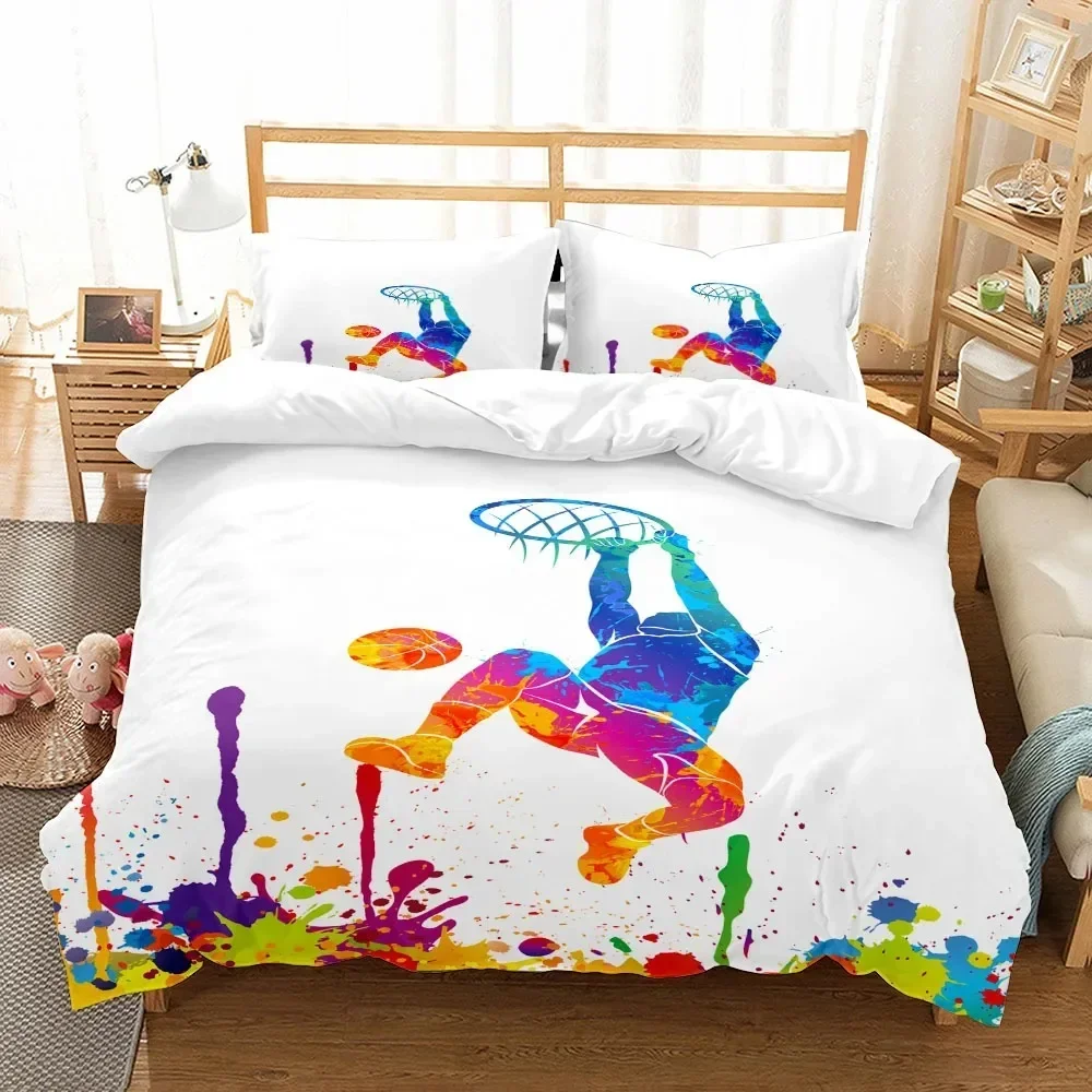 ชุดผ้าปูที่นอนลายบาสเก็ตบอลพิม - Home Textiles Uk บทวิจารณ์และราคา