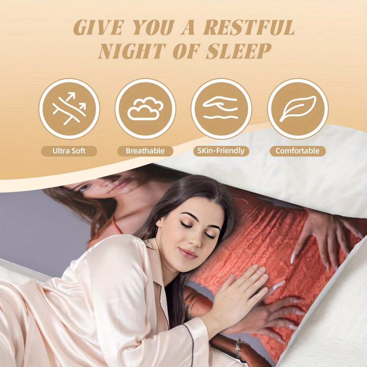 ปลอกหมอนอิงลายภาพถ่ายสั่งทำพิเ - Home Textiles & Furnishings บทวิจารณ์และราคา