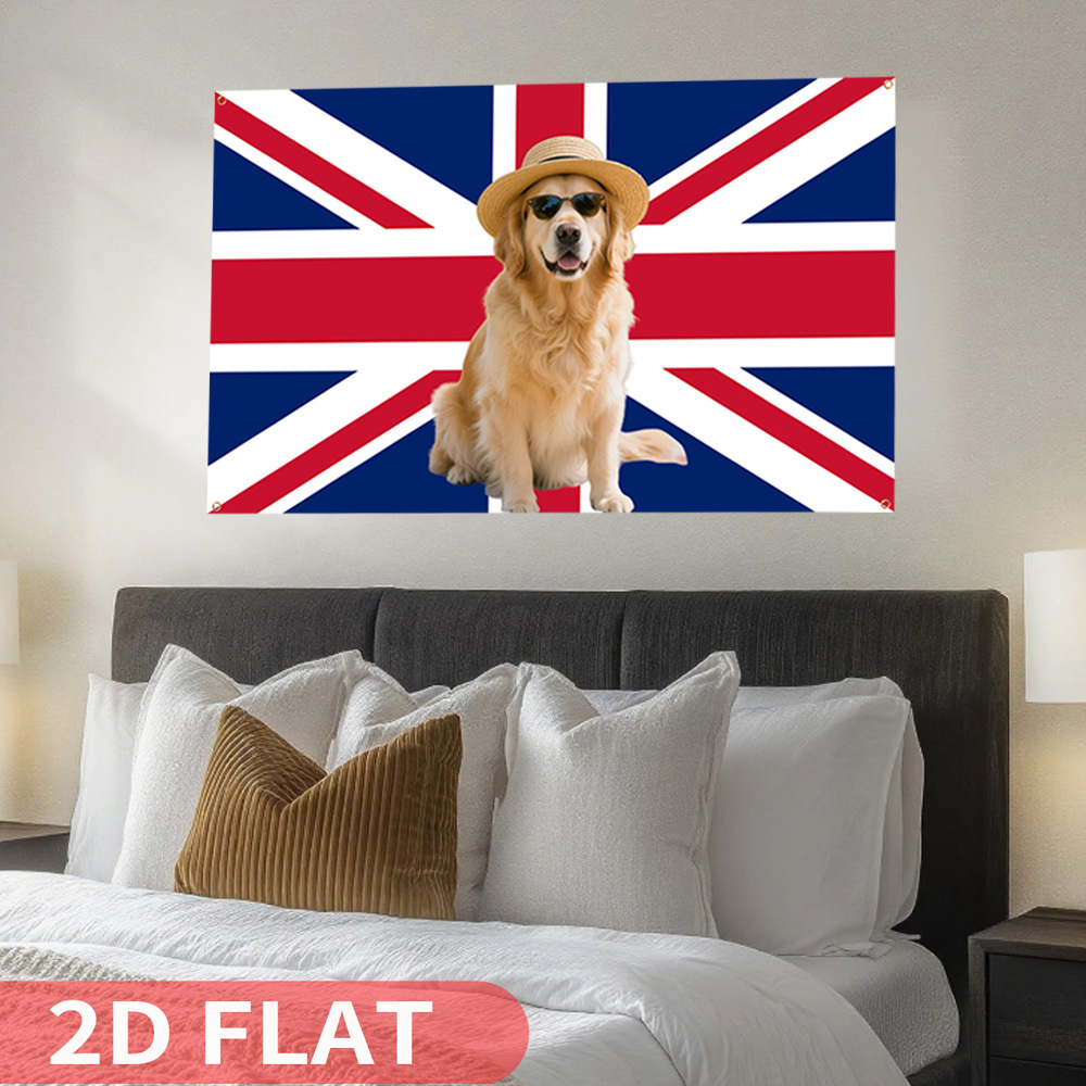 ธงแบนเนอร์ 2 มิติ แบบแบน 1 ชิ้ - Home Textiles Uk บทวิจารณ์และราคา