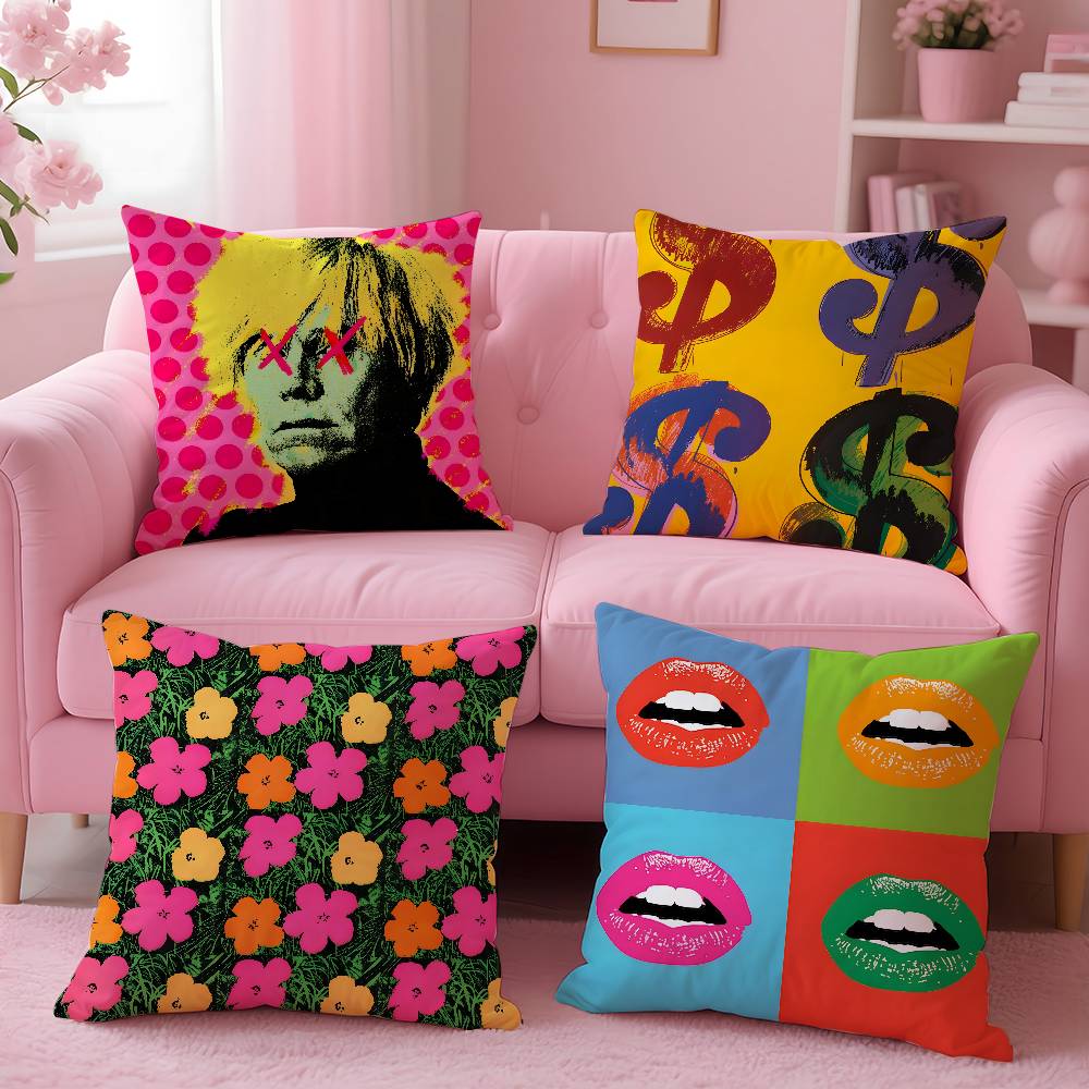 ปลอกหมอนอิงลายศิลปะ A-Andy W-W - Home Art Textiles บทวิจารณ์และราคา