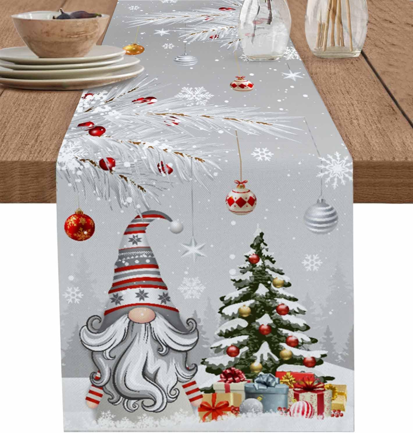 ผ้าปูโต๊ะผ้าลินินลายโนมส์สีเทา - Linum Home Textiles บทวิจารณ์และราคา