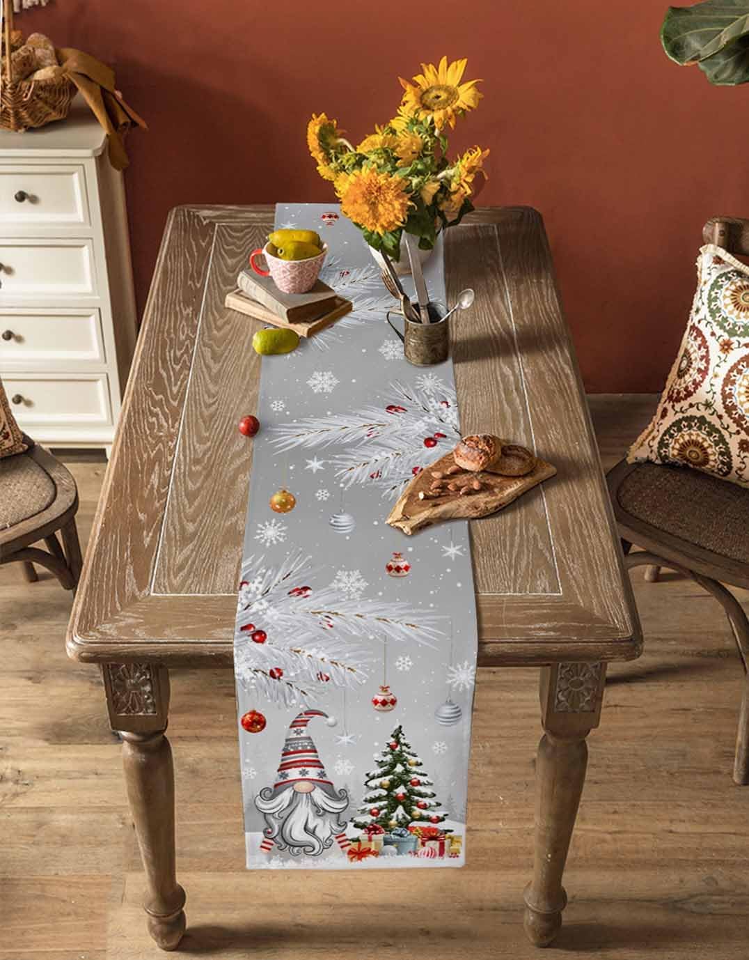 ผ้าปูโต๊ะผ้าลินินลายโนมส์สีเทา - Linum Home Textiles บทวิจารณ์และราคา